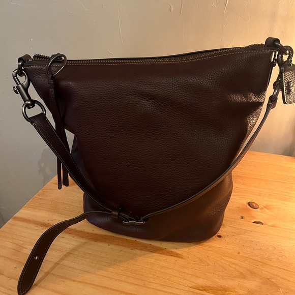 Coach Handbags - Coach 1941 Duffle Bag in Oxblood Pebble Leather